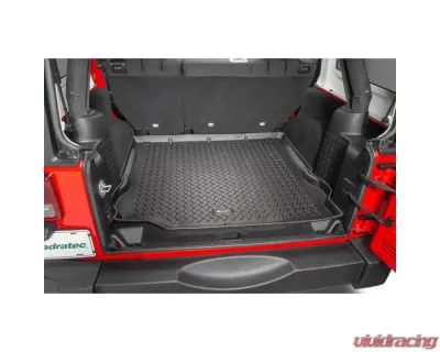 Quadratec Tru-Fit® Rear Cargo Liner 2-Door With Subwoofer Jeep Wrangler 2-Door JK 2007-2018 - 14259 0107
